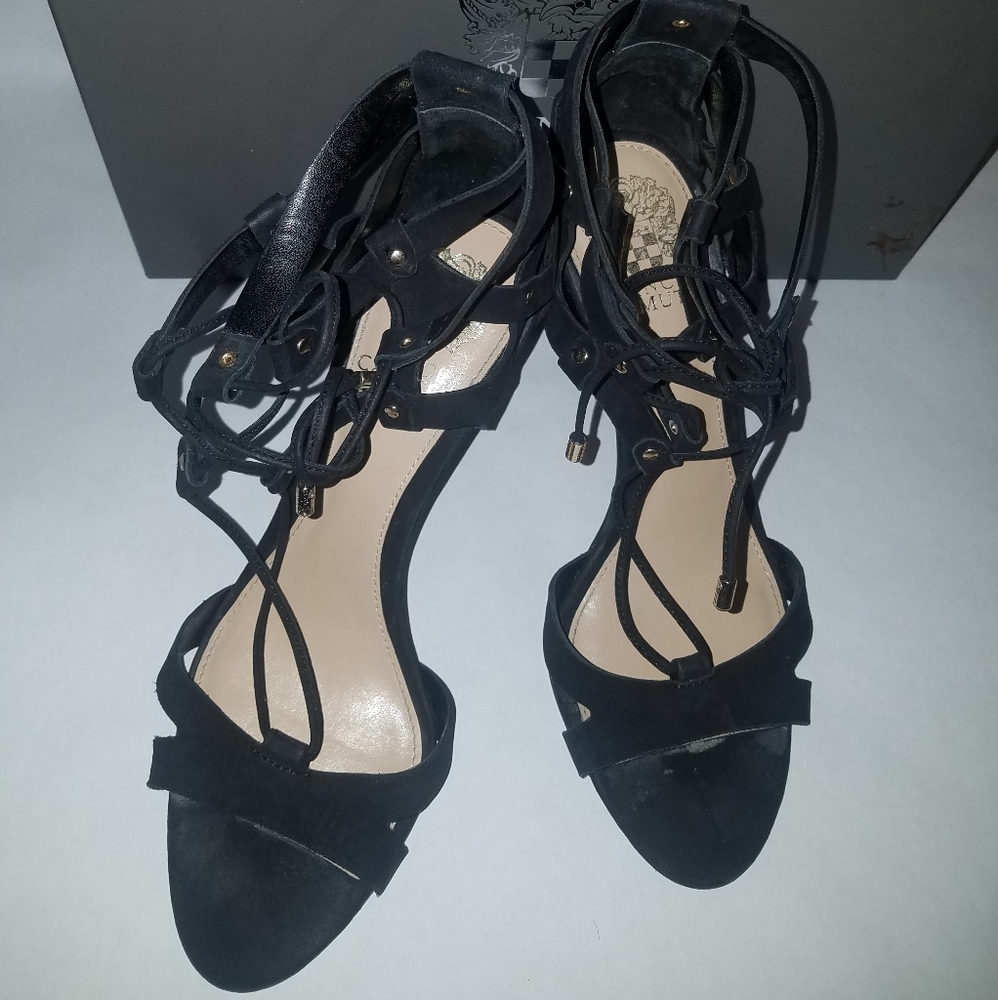 Strappy Velvet Sandal